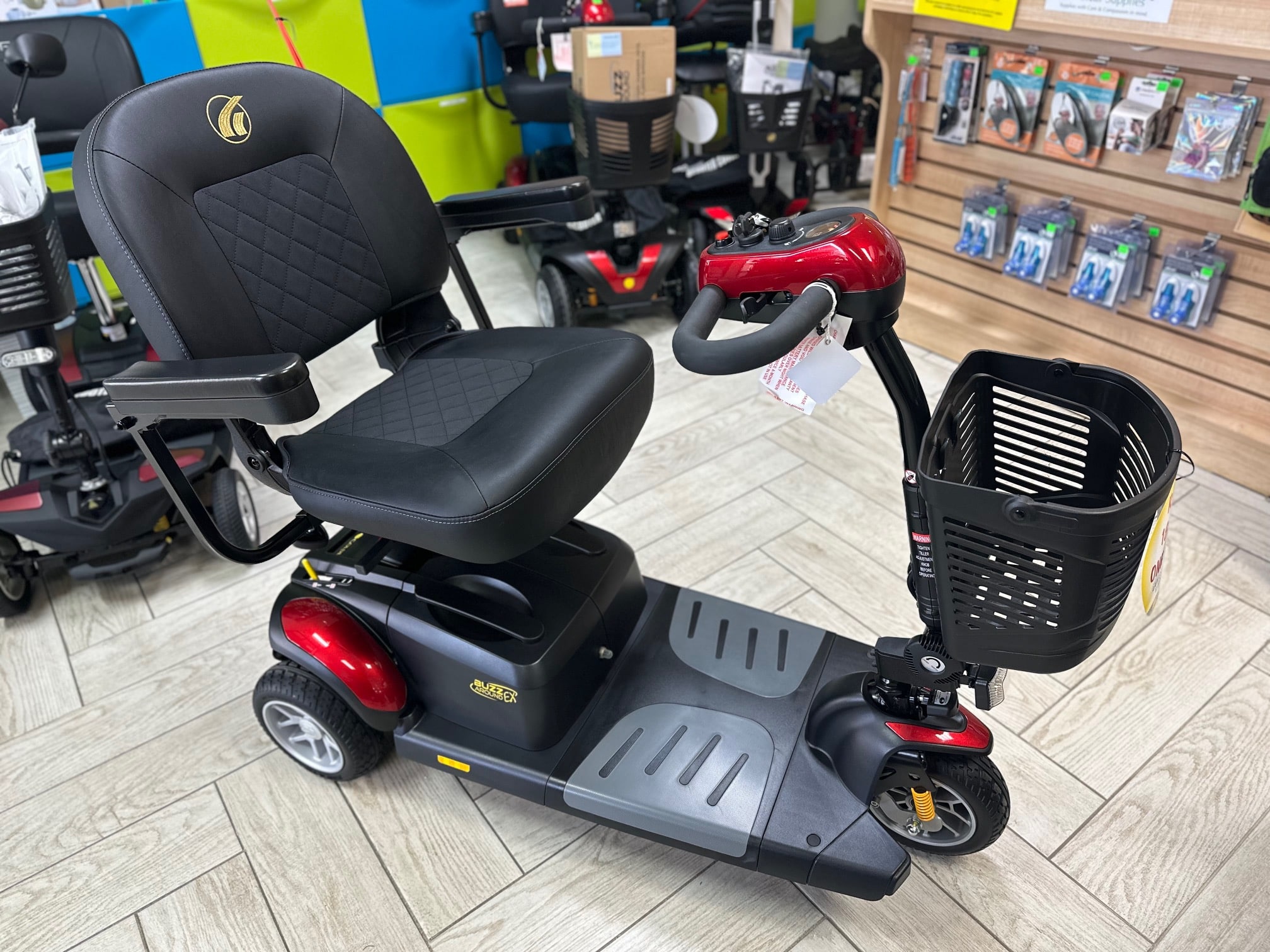 BuzzAround Extreme Full Size Portable Power Scooter-330 Lb Cap